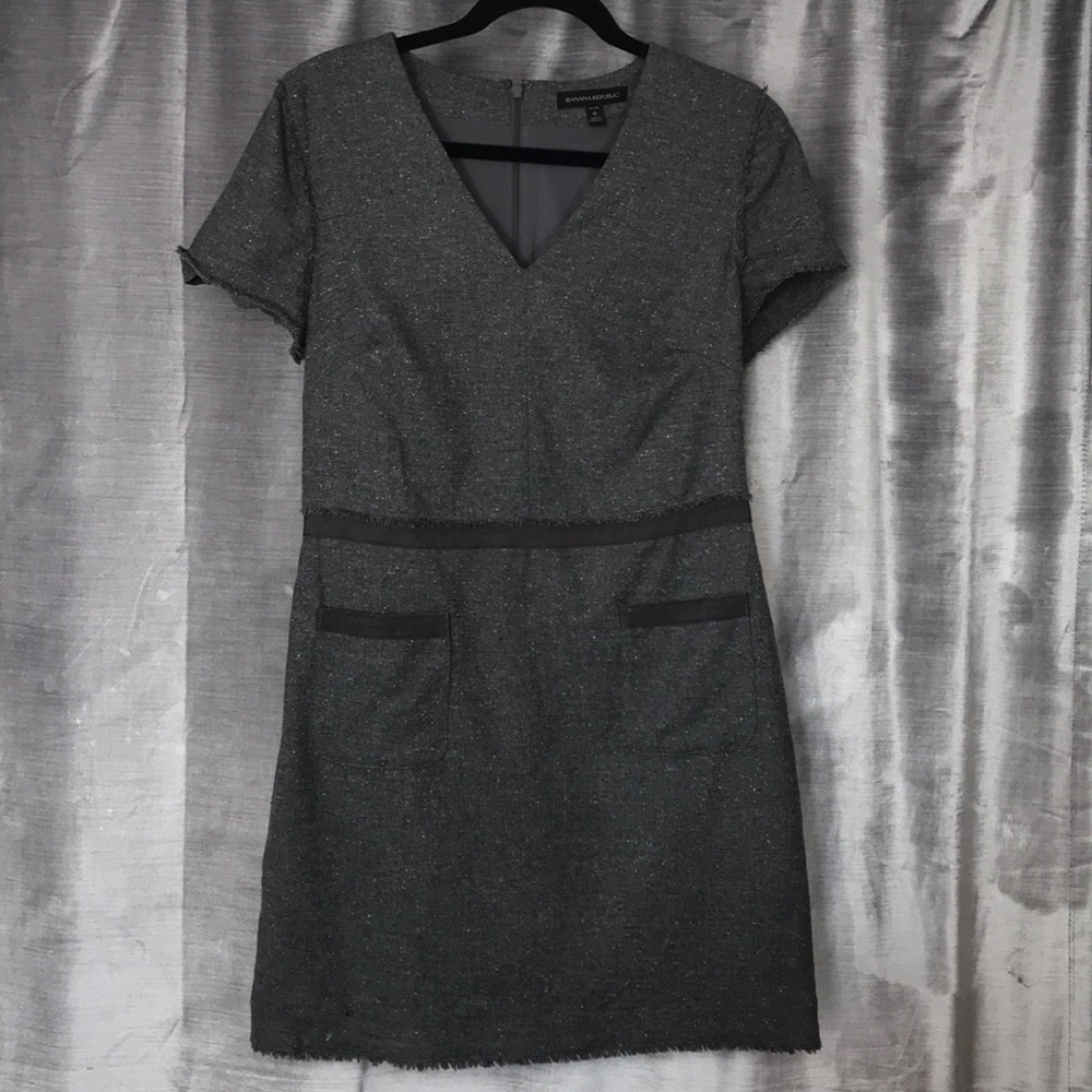 Banana republic dress with pockets - gray